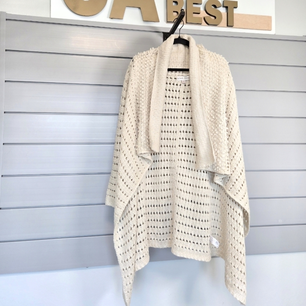 Knox Rose Cream Open Knit Sweater